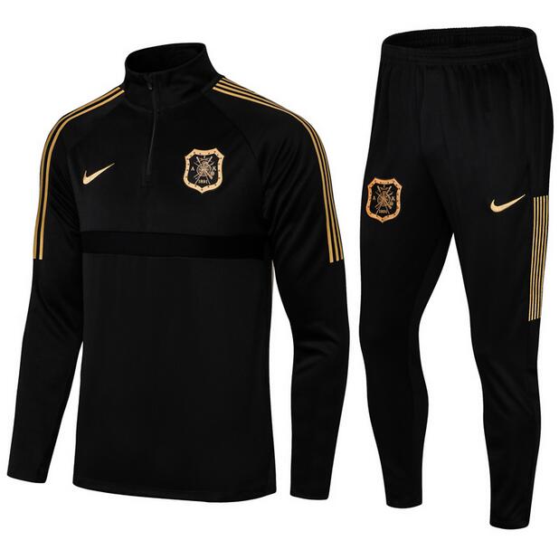 2021/22 Allmänna Idrottsklubben AIK Black Training Kits Sweatshirt with Pants